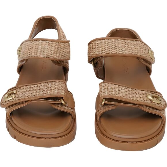 Women's Coach Brynn Double-Band Sport Sandal Brown US 7.5 M - Picture 5 of 6